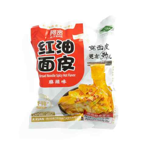A-kuan Sichuan Broad Noodle - Spicy 110g