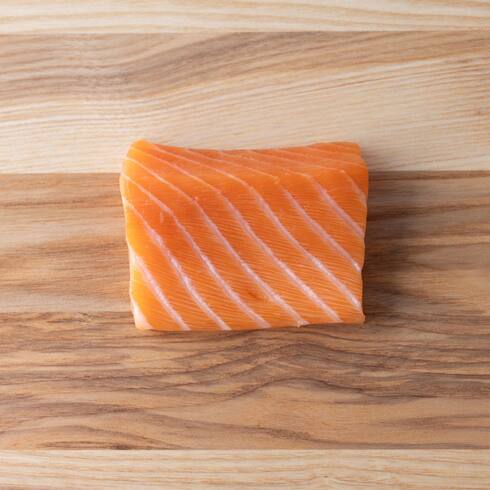 [First Order Only] Salmon Sashimi Block 90-100g by Nobu Sakaguchi (15 years at a Michelin starred) 