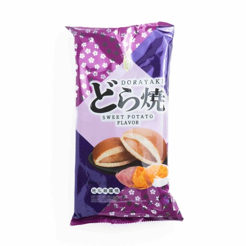 Love & Love Dorayaki Cake - Sweet Potato Flavour Filling 165g (3pcs)