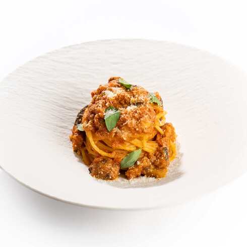 Roasted Aubergine Sicilian Norma Pasta Sauce by Takumu Koyama (Former pasta chef at 2 Michelin starred Magnolia) (Sauce only)