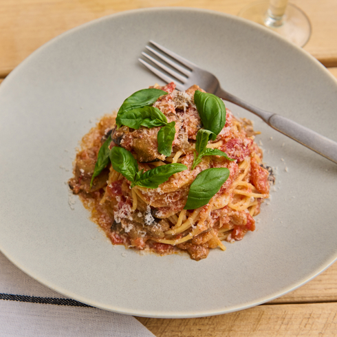 Roasted Aubergine Sicilian Norma Pasta Sauce by Takumu Koyama (Former pasta chef at 2 Michelin starred Magnolia) (Sauce only)