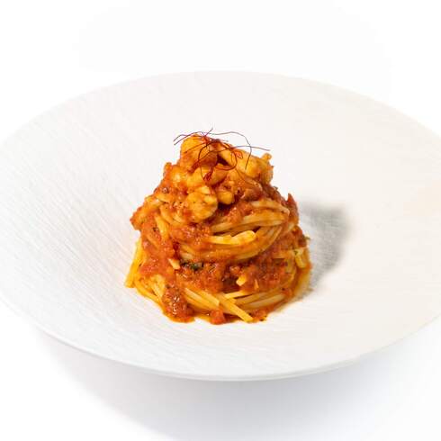 King Prawn Arrabbiata by Takumu Koyama (Former pasta chef at 2 Michelin starred Magnolia) (Sauce only)
