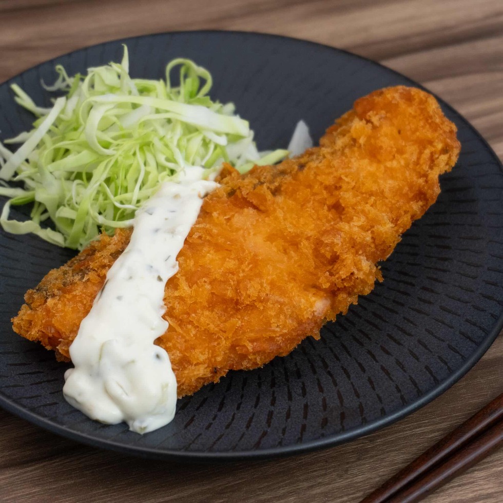 Salmon Katsu with Tartar Sauce 1pcs