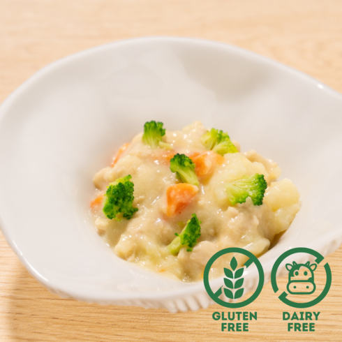 Japanese Soy Milk White Sauce Stew for Toddlers (12 months+) 80g by Registered Dietitians, Free from Gluten & Dairy