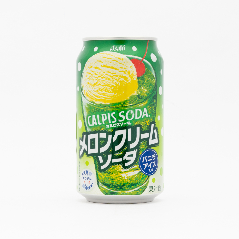 Asahi Melon Cream Soda 350ml Can
