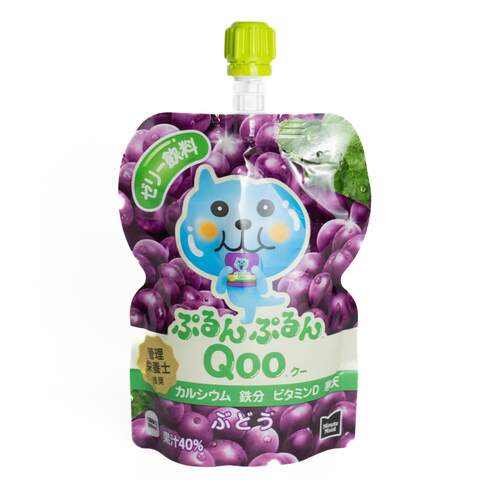 Qoo-Qoo Jelly Drinks (Grapes Flavour) 125g