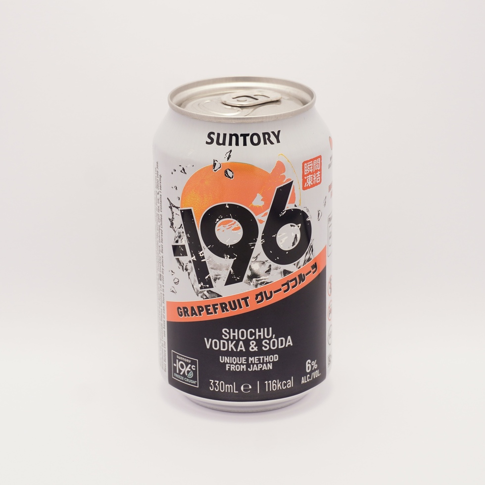 【Best Before:31/08/2025】Suntory Minus 196 Grapefruit Chu-hi 6％ 330ml