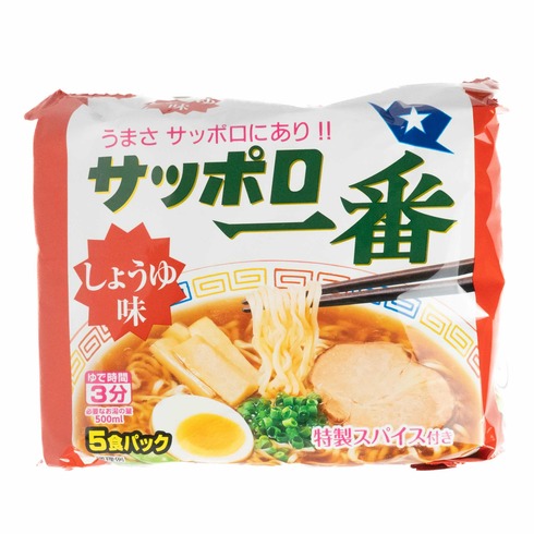Sapporo Ichiban Soy Sauce Ramen Noodle 5 Packs