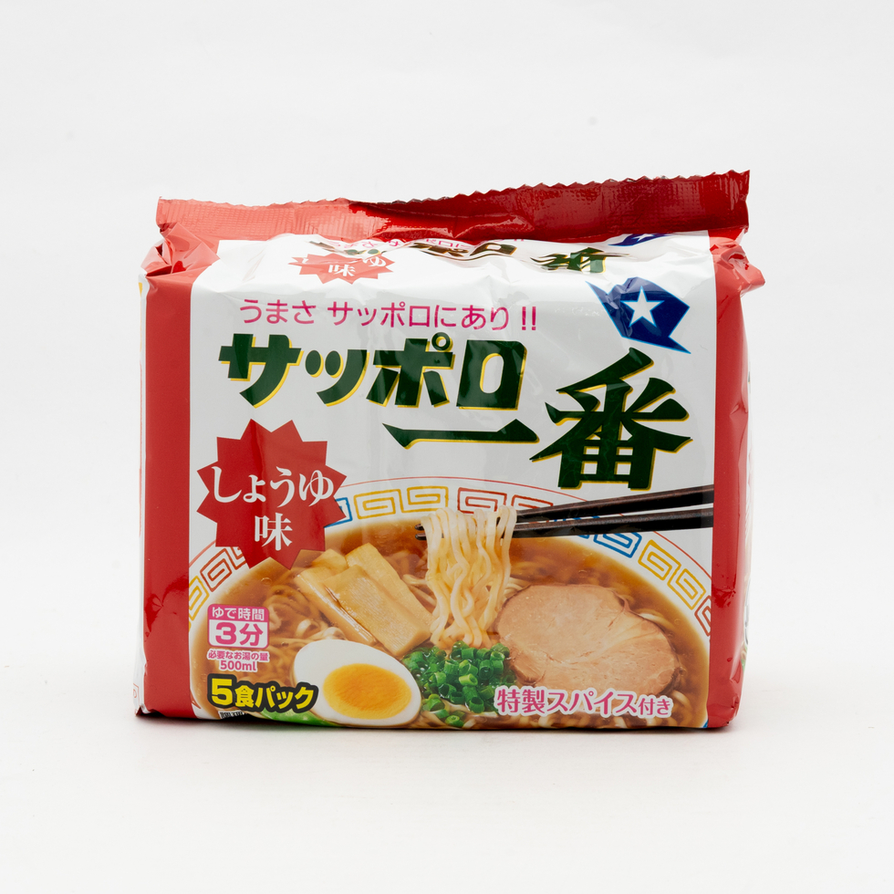 Sapporo Ichiban Soy Sauce Ramen Noodle 5 Packs