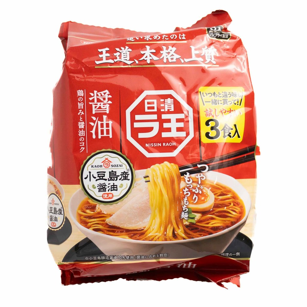 Nissin Raoh Soy Sauce Ramen 3 Packs