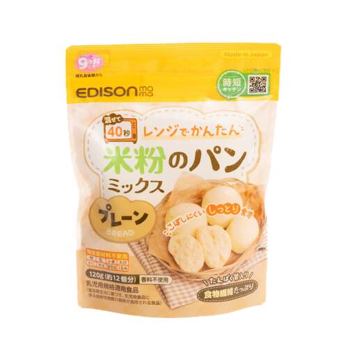 Edison Mama Easy Microwave Rice Flour Bread Mix (Plain) 120g