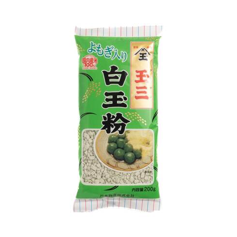 Tamasan Yomogi Shiratamako (Mugwort Glutinous Rice Flour) 200g