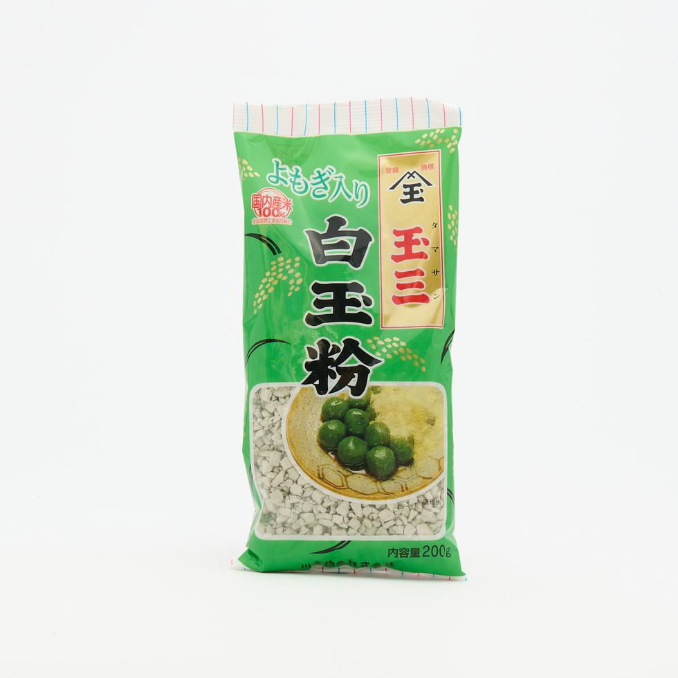 Tamasan Yomogi Shiratamako (Mugwort Glutinous Rice Flour) 200g