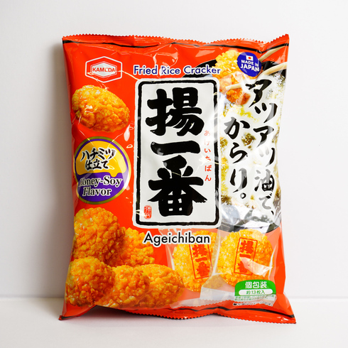 Kamedaseika Age Ichiban Soy Sauce Fried Rice Crackers 100g