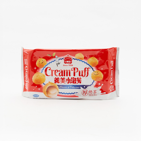 義美小泡芙-厚奶茶 57克