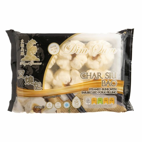 Royal Gourmet Char Siu (BBQ Pork) Bun 6 Pieces 350g