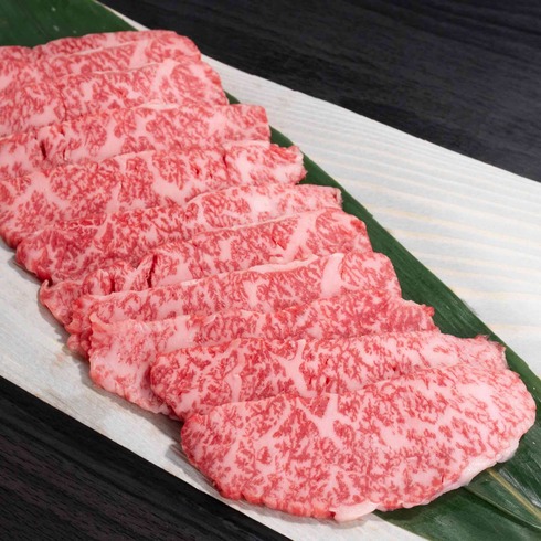 WASO厳選 プレミアムA5鹿児島県産黒毛和牛 肩ロース 焼肉用 150-160g