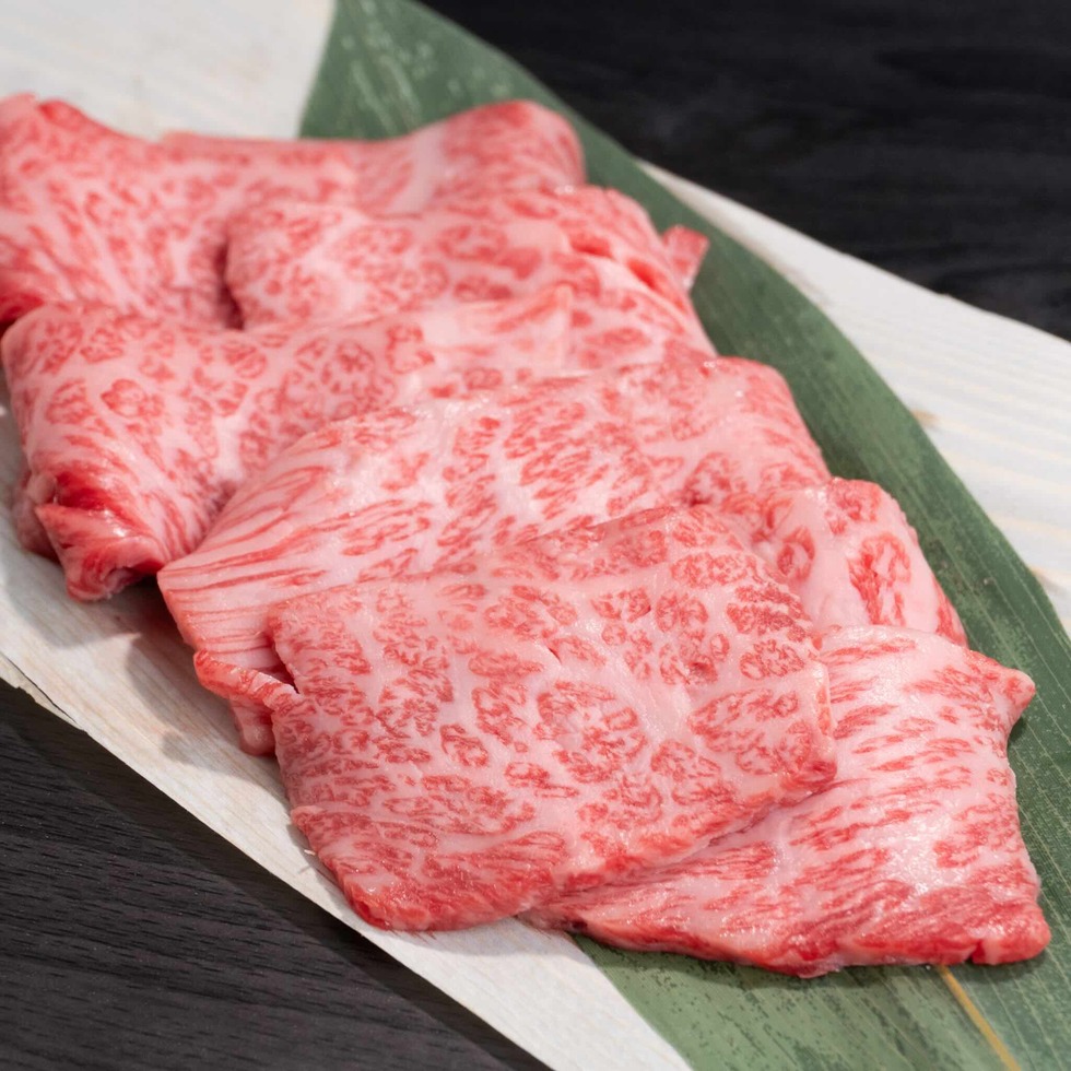 Premium A5 Japanese Black Wagyu Zabuton (Chuck Flap) for Japanese BBQ by Fumiya Kase (a Michelin-Starred Chef-owner) 150-160g