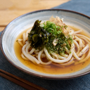 Chilled Udon in Refreshing Plum & Bonito Stock with Aosa Seaweed