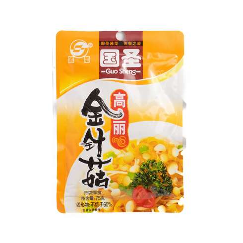 Guo Sheng Cabbage Needle Mushroom 75g