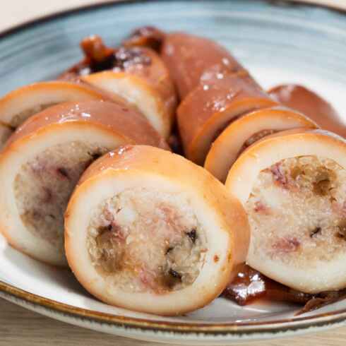 Ika Meshi (Sticky Rice-stuffed Squid) 300-340g by Nobu Sakaguchi (15 years at a Michelin star)