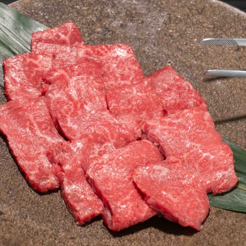 WASO厳選 プレミアムA5鹿児島県産黒毛和牛 ランプ 焼肉用 150-160g