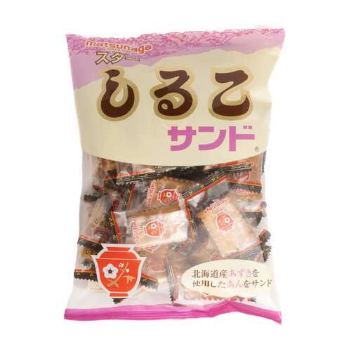 Matsunaga Star Shiruko (Sweet Azuki Red Bean Paste) Sandwich Biscuits – 160g