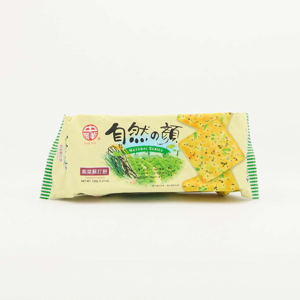 自然の顔 海苔クラッカー 120g