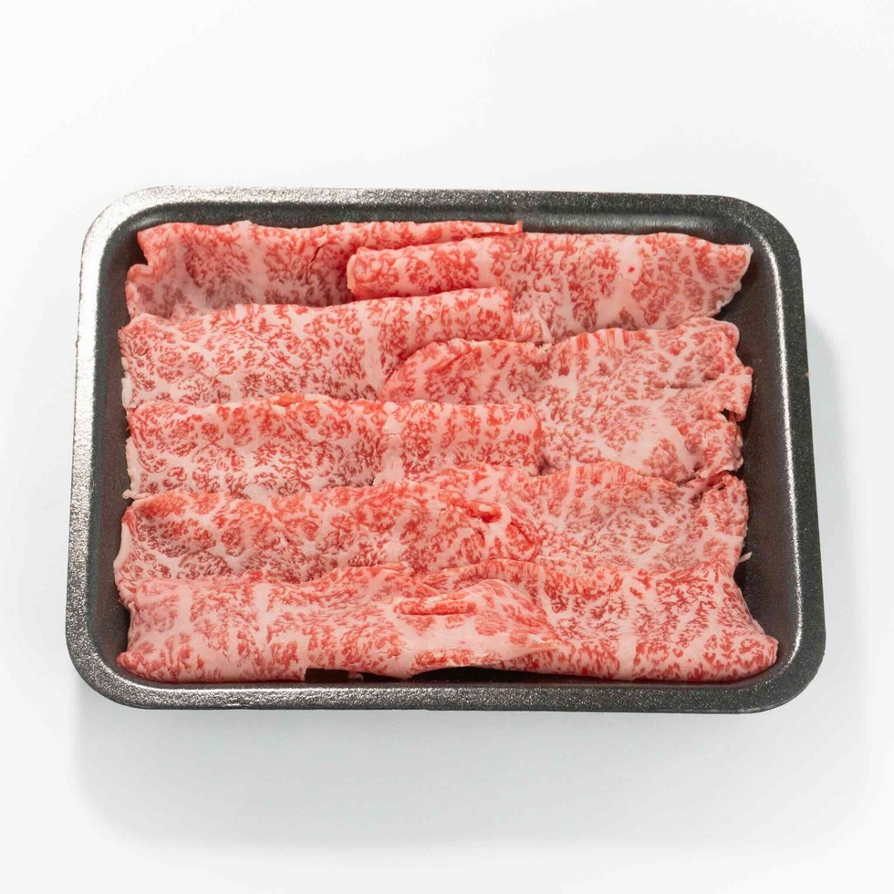 Premium A5 Japanese Black Wagyu Chuck Roll for Sukiyaki & Shabushabu from Kagoshima by Fumiya Kase (a Michelin-Starred Chef-owner) 100-110g