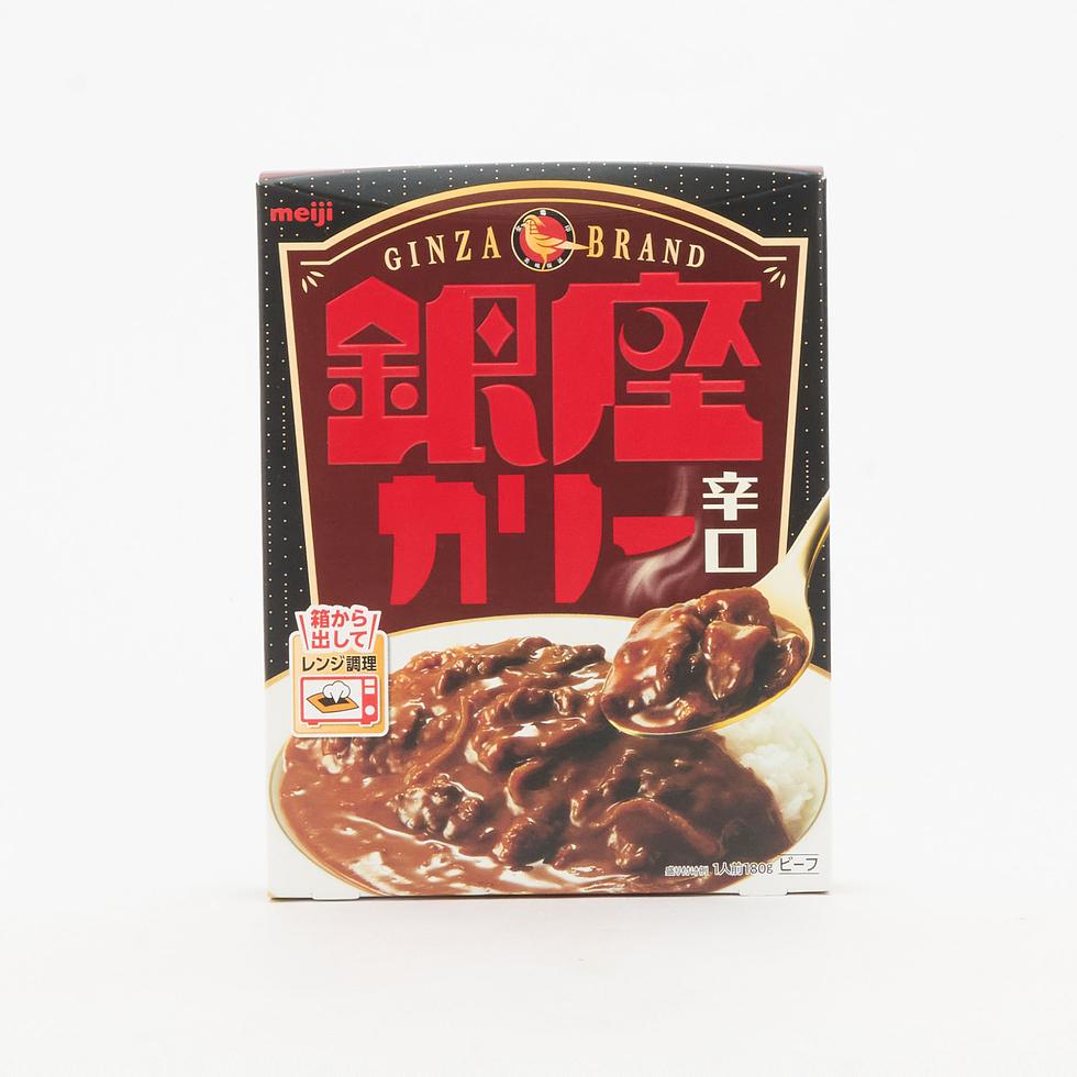 明治 銀座咖喱 辣味 180克