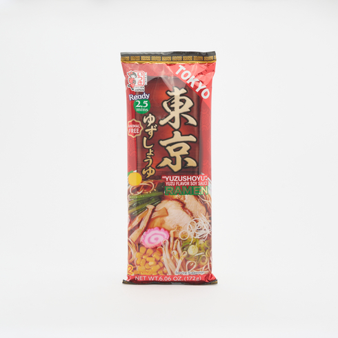 Itsuki Animal Free Tokyo Style Yuzu Citrus & Shoyu Soy Sauce Ramen Noodles 172g 2 Servings
