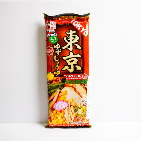 Itsuki Animal Free Tokyo Style Yuzu Citrus & Shoyu Soy Sauce Ramen Noodles 172g 2 Servings