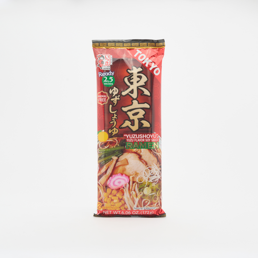 Itsuki Animal Free Tokyo Style Yuzu Citrus & Shoyu Soy Sauce Ramen Noodles 172g 2 Servings