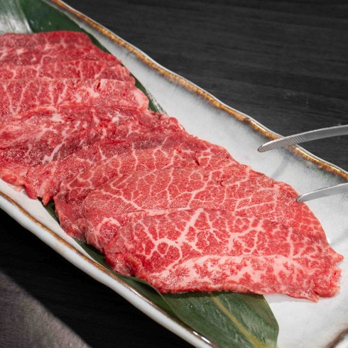 WASO厳選 オリーブ育ちの英国和牛 極上ミスジ 焼き肉用 150-160g