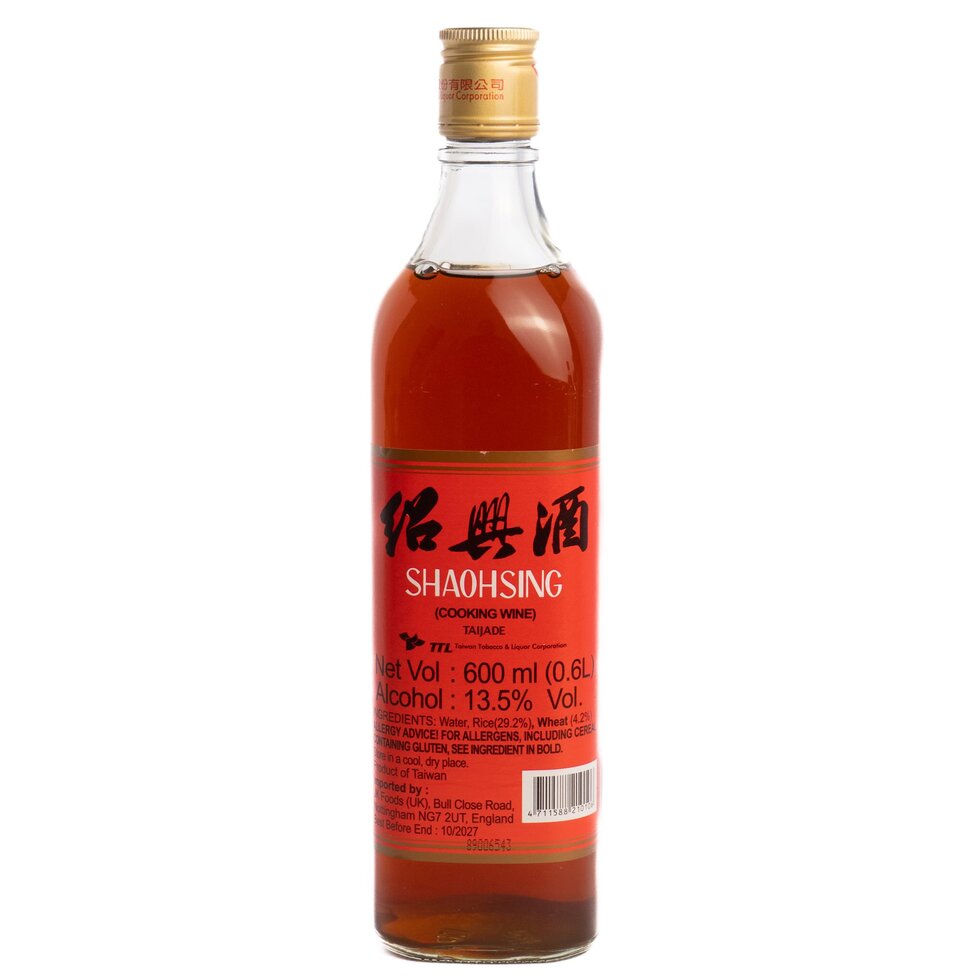 Taiwan Taijade Shaohsing Rice Wine / 台灣紹興酒 (ABV 13.5%) 600ml