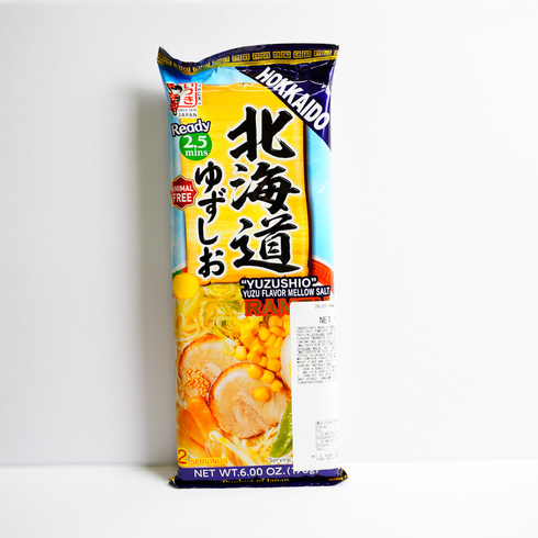 Itsuki Animal Free Hokkaido Style Yuzu Shio Citrus & Mellow Salt Ramen Noodles 170g 2 Servings