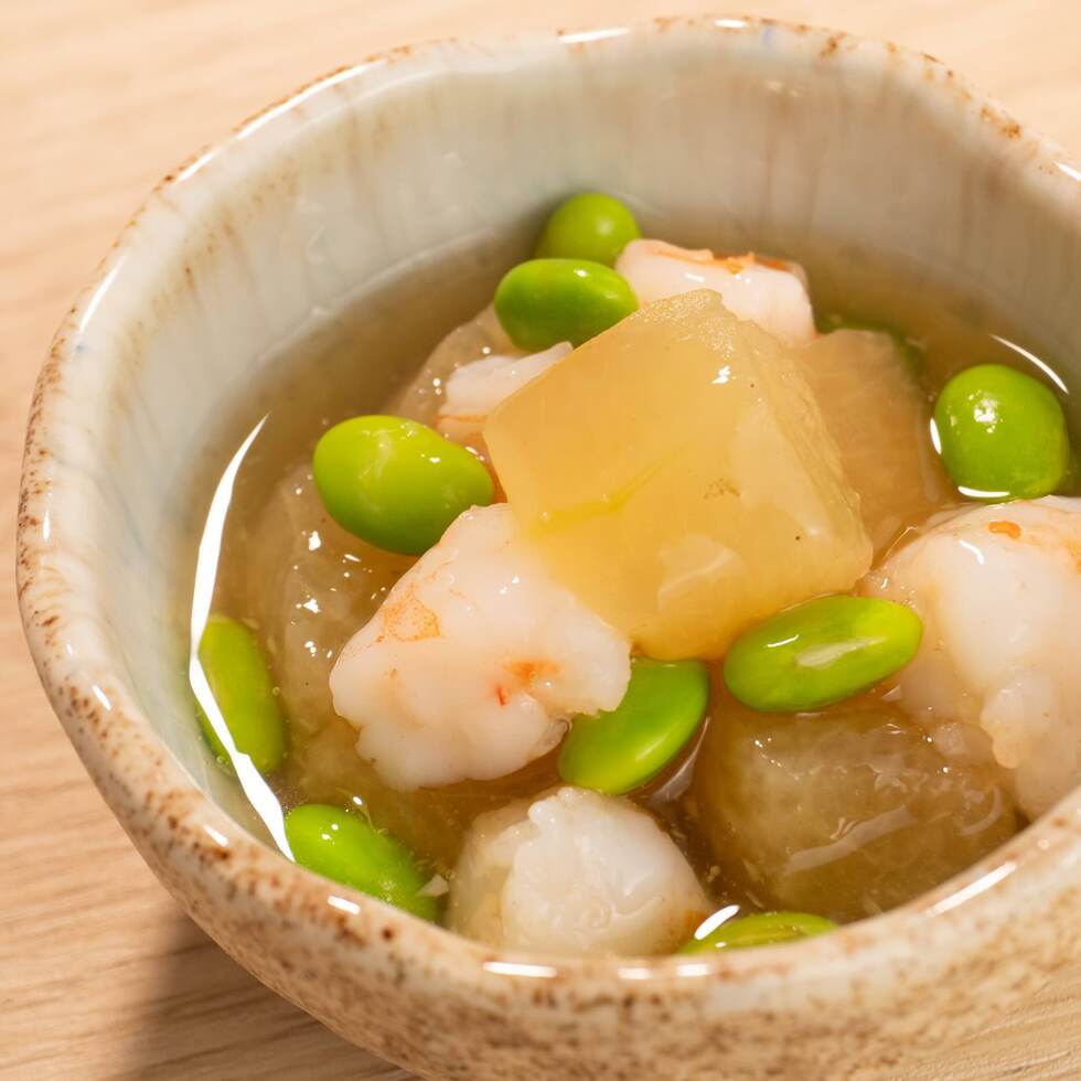 冬瓜と海老の冷やし生姜あんかけ 190g (Net 140g)