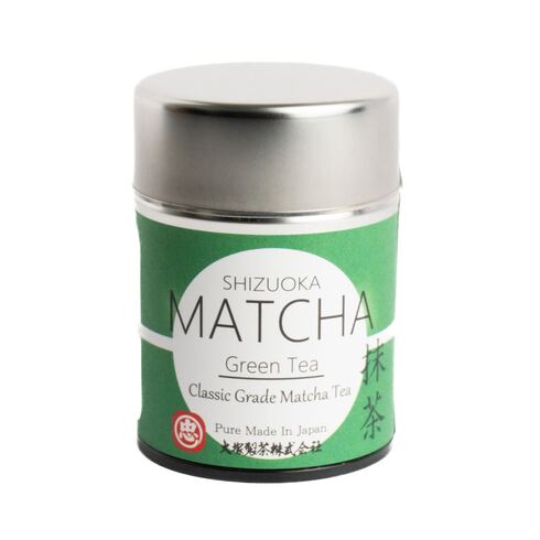 Otsuka Seicha Shizuoka Matcha – Classic Grade Green Tea Powder (30g Tin)