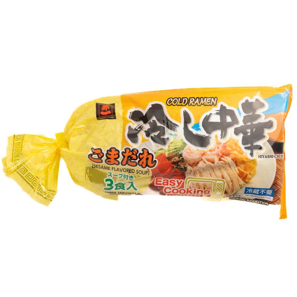 Miyakoichi Hiyashi Chuka Cold Ramen with Sesame Flavoured Dressing (3 Servings / 675g)