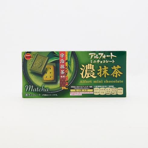 Bourbon Alfort Mini Chocolate Rich Kyoto Uji-Matcha 60g
