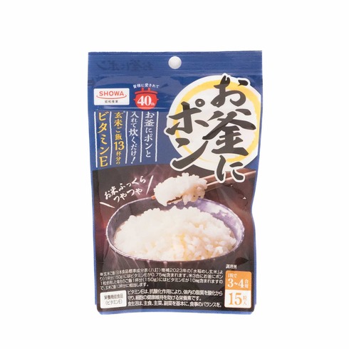 昭和 お釜にポン (炊飯補助タブレット) 15粒
