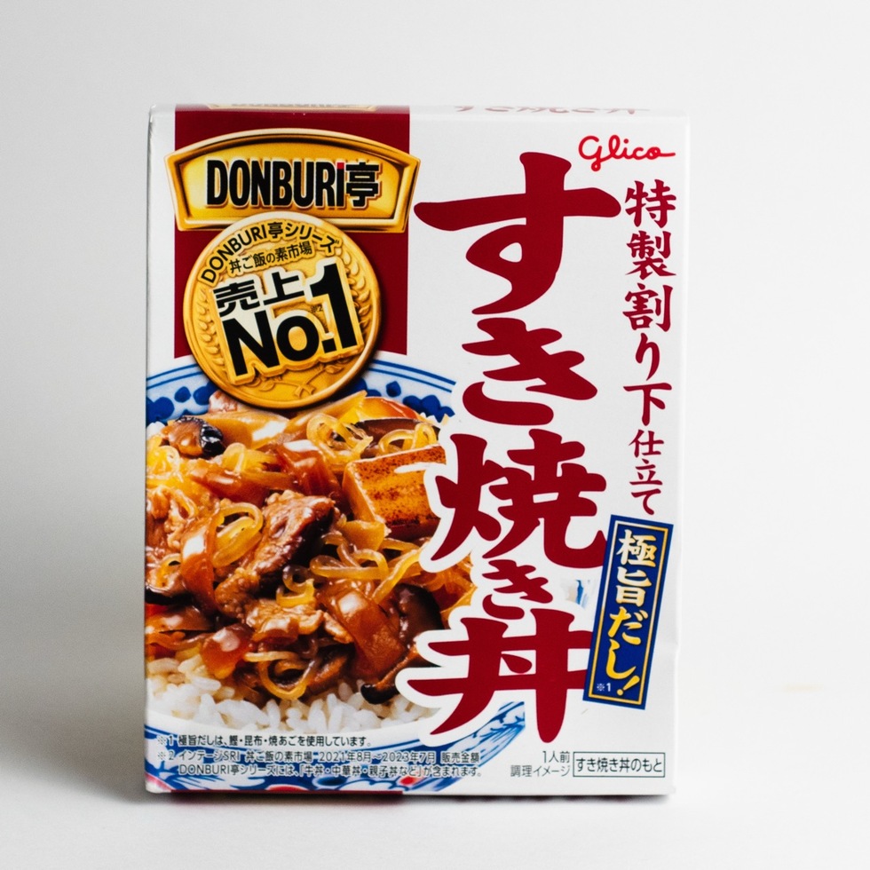 【Best Before:31/08/2025】Glico Donburi-Tei Sukiyaki-Don 170g