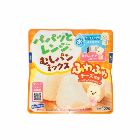 【Best Before:05/02/2026】Microwave Steamed Bread Mix Fluffy Cheese Flavour 100g