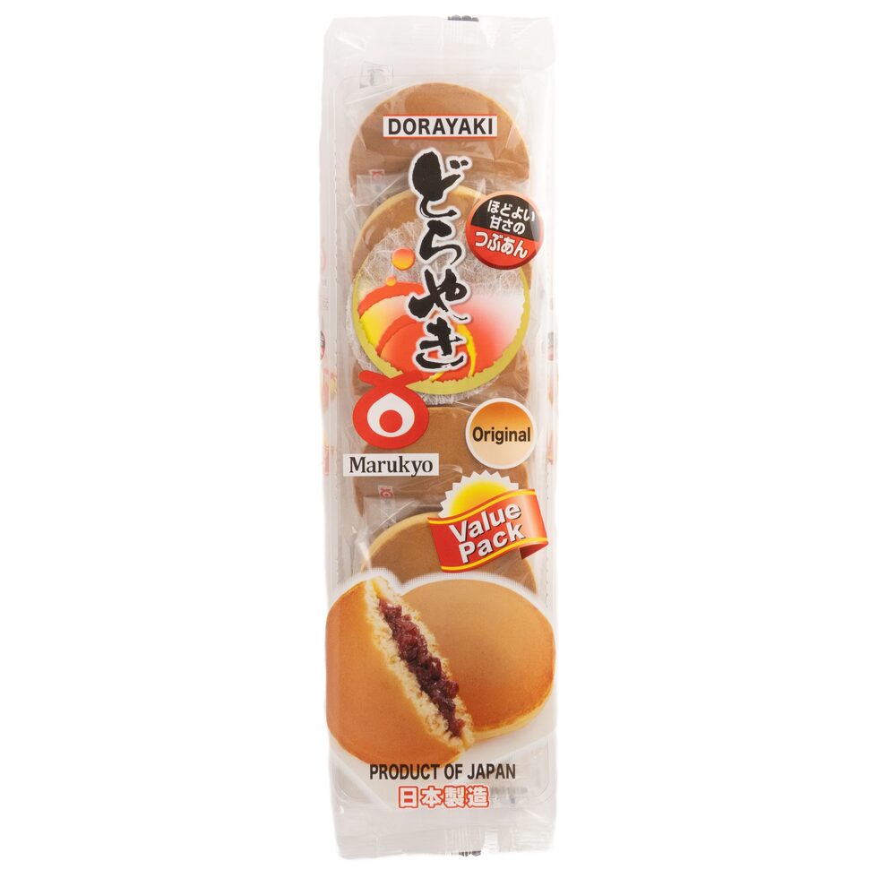 Marukyo Dorayaki (Japanese Pancake with Sweet Adzuki Bean Paste) Original 310g (6 pieces)