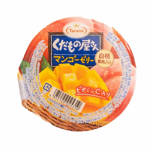 Tarami Mango Jelly with White Peach Chunks 160g