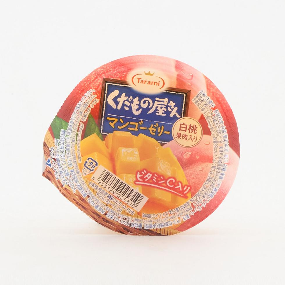 Tarami Mango Jelly with White Peach Chunks 160g | ITEMS | WASO