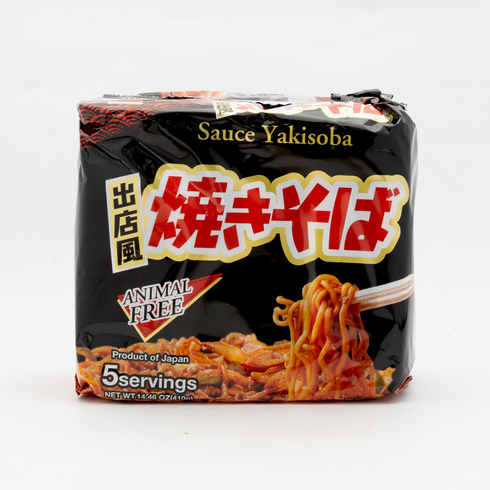 Higashimaru Plant-Based Sauce Yakisoba Multi Pack 410g (5 Servings)