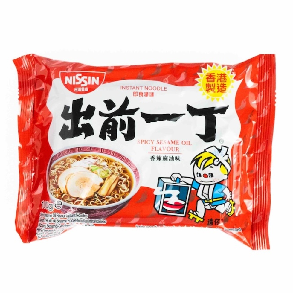 【Best Before:19/08/2025】Nissin Demae Ramen Noodle - Spicy Sesame Oil / 【此日期前最佳:2025年08月19日】出前一丁-香辣麻油味 100g