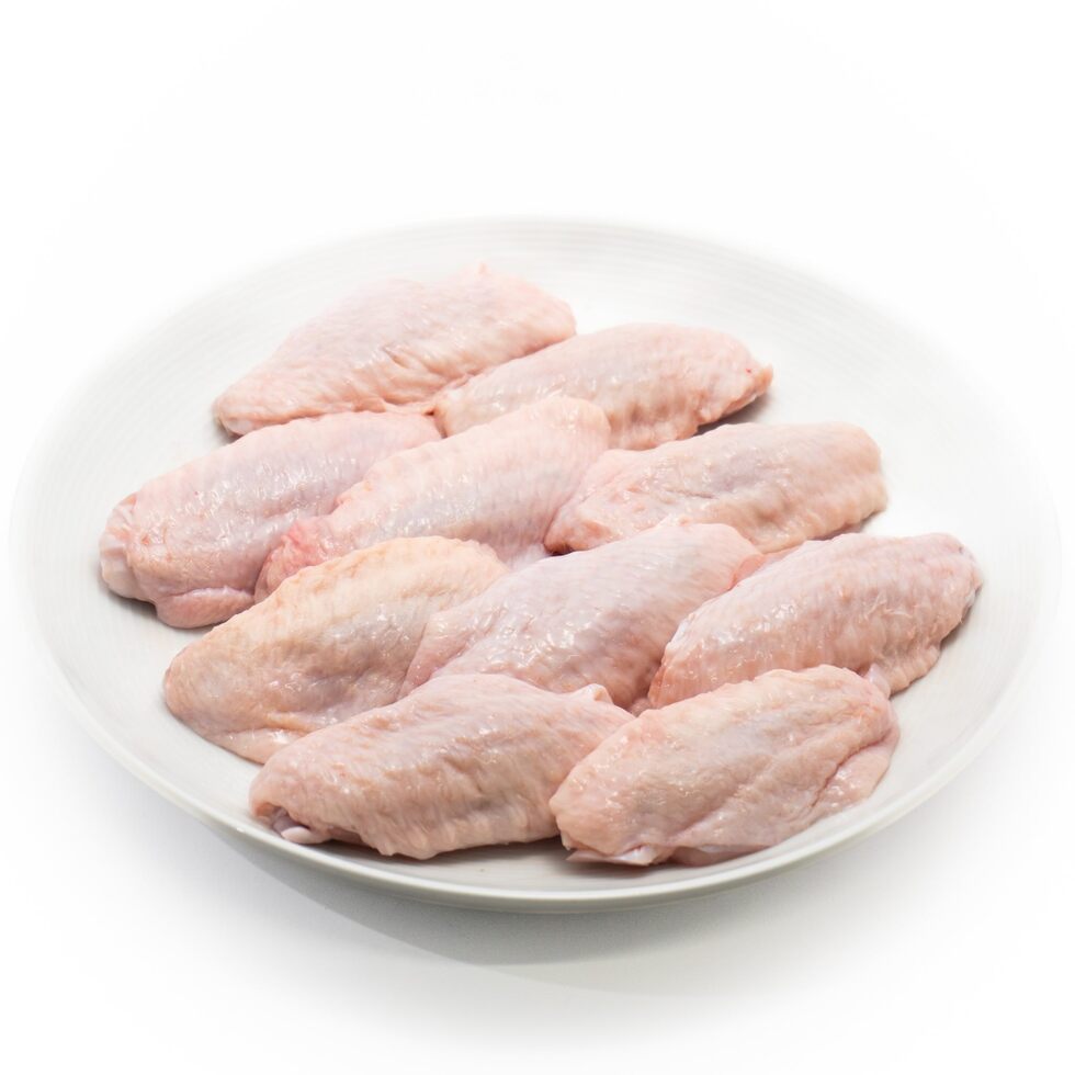 Chicken Wing Flats (Mid Wings) (UK Origin) 10Pcs 320g / 雞中翼（英國產）10隻 320g