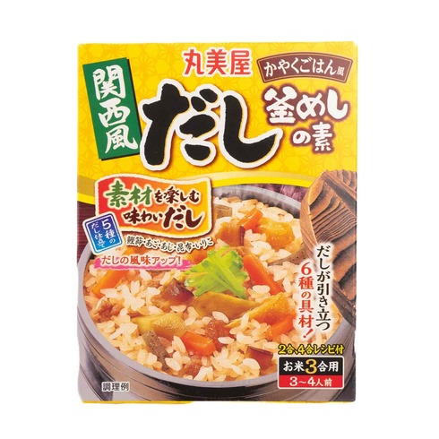Marumiya Kansai-Style Dashi Kamameshi Rice Mix - Dashi Flavour 230g